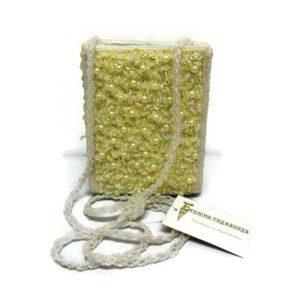 Evening Treasures Purse Yellow Dressy Sequins